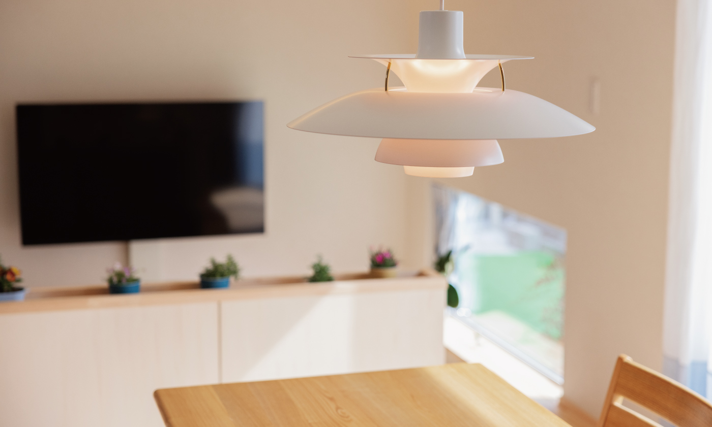 やさしい光が食卓を包む、心ほどけるダイニング